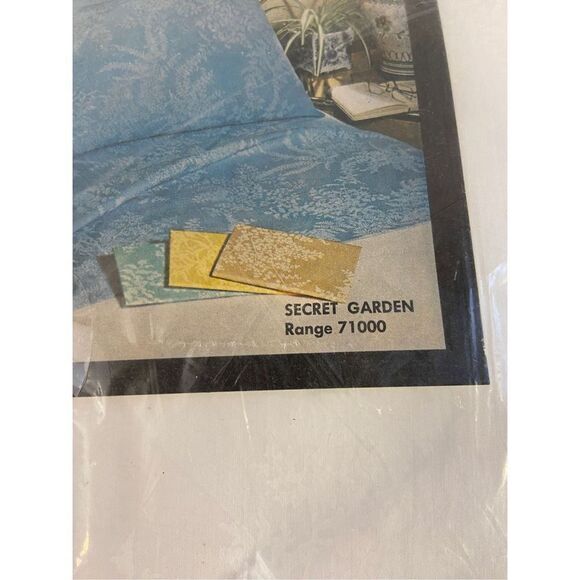 Fieldcrest double sheet made USA New 54x75 Secret Garden 71000 - Picture 3 of 3